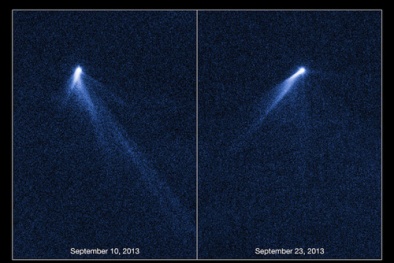 Lần đầu tiên phát hiện thiên thạch có đuôi